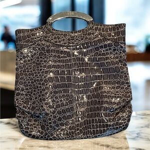 New York &‎ Company Crocodile-Embossed  Tote